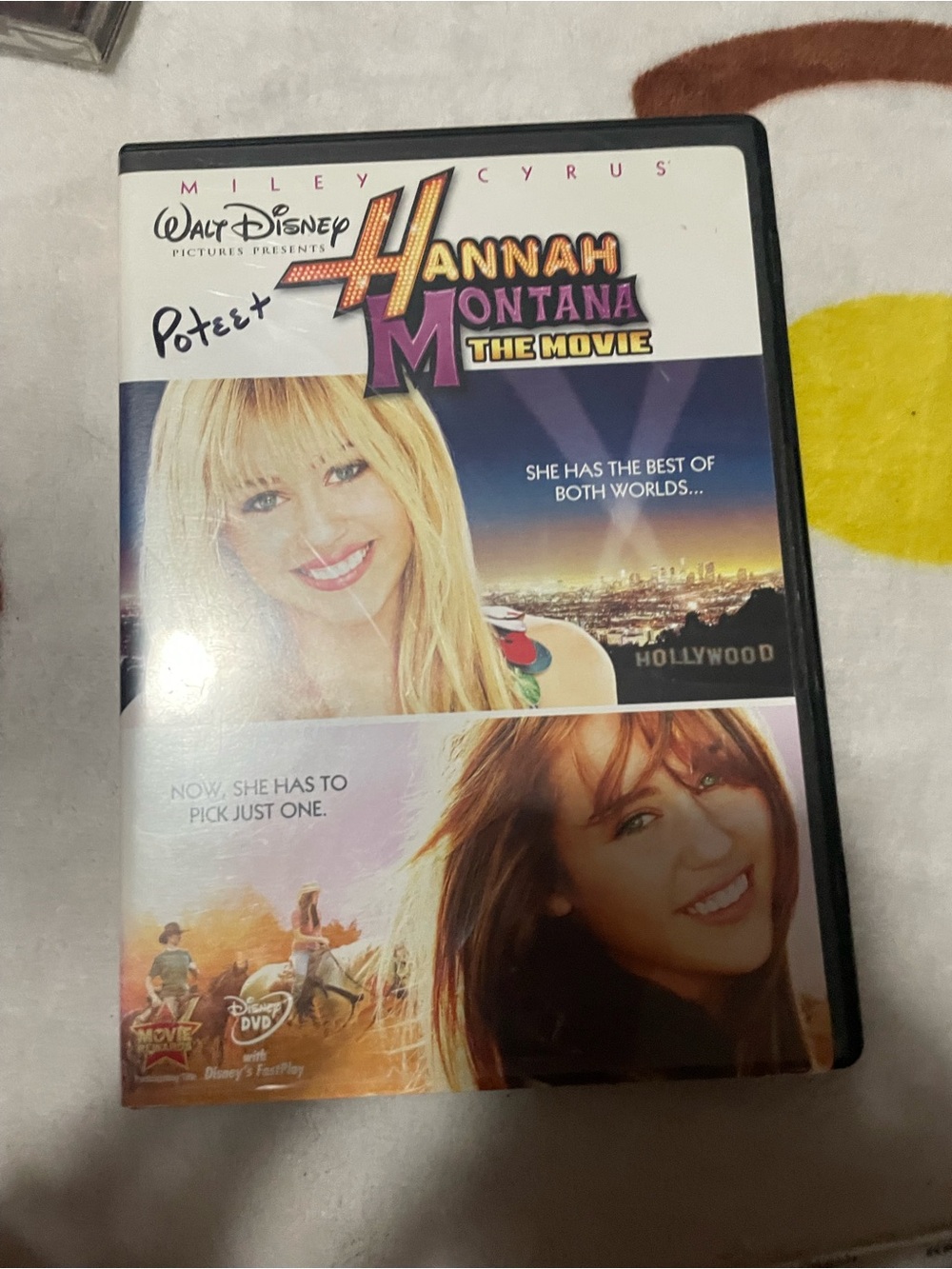 Hannah Montana: The Movie (Walt Disney) - Black DVD Case brand new unopened